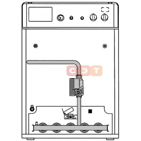 Котел напольный (открытая камера сгорания, одноконтурный) Ferroli PEGASUS 56